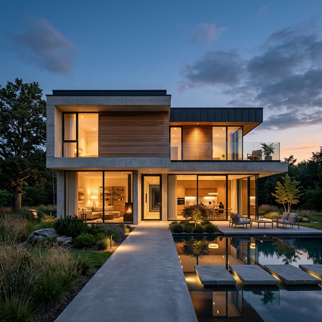 Modern Villa Facade